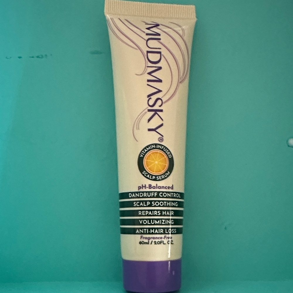 Mudmasky Vitamin-Infused Hair Mask - Purple & Cream